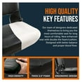 thumbnail image 4 of YfulYde Upgraded Fully Padded Faux Leather Cushioned Seat, Back Rest, and Handles - For YfulYde 3 Wheel Mobility Scooter (Seat ), 4 of 8