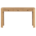 thumbnail image 4 of Hassch Console Table with 3 Storage Drawers, 52" Entryway Table, Rustic Sofa Table for Hallway, Foyer, Living Room, Natural, 4 of 10