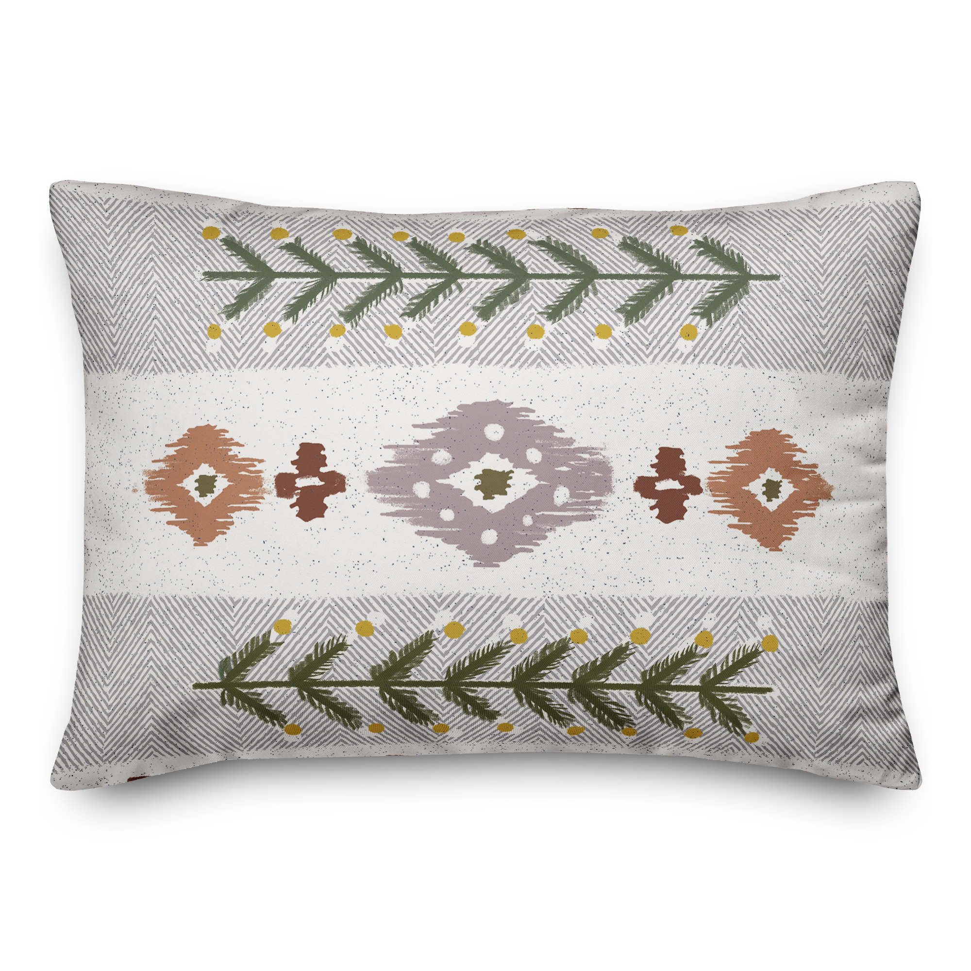 Creative Products Welcome to Our Porch Thin Script Grey and White 20x20 Indoor / Outdoor Pillow