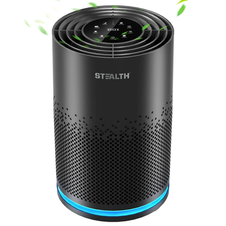 STEALTH Air Purifier for Home, H13 True HEPA Filter Air Cleaner ...