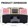 thumbnail image 4 of Automatic Card Shuffler 2 Decks, Electric Battery-Operated Shuffler, Casino Card Game for Poker, Home Card Game, UNO, Phase10, Texas Hold'em, Blackjack, Home Party Club Game, 4 of 7