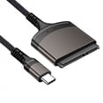 thumbnail image 2 of CY 5Gbps USB-C Type-C to SATA 22 Pin Adapter Cable for 2.5" Hard Disk Driver SSD Laptop, 2 of 7
