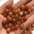 thumbnail image 5 of EOEMY 100Pcs 4-8mm Natural Red Dongling Jade Round Beads Diy Loose Beads For Pendant-8mm, 5 of 5