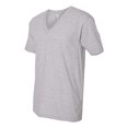 thumbnail image 4 of Fine Jersey T-Shirt Col en V, TTP, Gris Chiné, 4 of 4