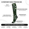 thumbnail image 3 of Lsque Happy Easter Pattern Sport Compression Socks for Men & Women 15-20 mmHg Knee High Nurse Pregnant Running Medical and Travel Athletic, 3 of 6