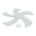 thumbnail image 2 of 14 Inch Plastic 5 Leaves Fan Blade With Nut Cover Fan Blades For Standing Pedestal Fan Table Fan, 2 of 7