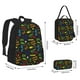 thumbnail image 2 of Fotbe Pixel Game Set Escolar 3 en 1 para Niños - Mochila Duradera con Lonchera Aislante y Estuche para Lápices - Mochila Escolar para Niños y Niñas, 2 of 7