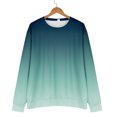 thumbnail image 6 of Women's 2025 Autumn Solid Color Round Neck Long Sleeve Oversized Loose Fit Pullover Sweatshirt for Casual Comfort Daily Wear, Street Style Fashion and Versatile Outfits Mint Green S, 6 of 9