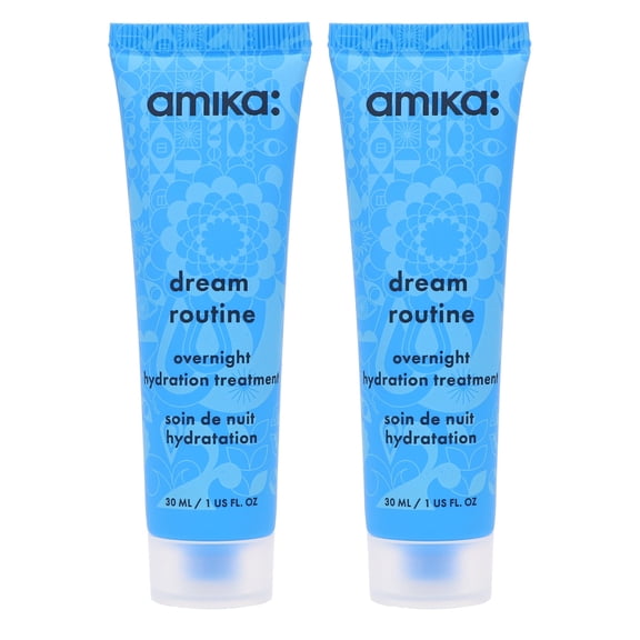 Amika Dream Routine Overnight Hydration Treatment 1 oz 2 Pack