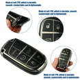 thumbnail image 3 of Unique Bargains TPU 5 Boutons Entrée Sans Clé Télécommande Couverture Clé pour Dodge Durango 2018-2023 Noir, 3 of 7