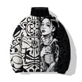 thumbnail image 4 of Abrigo de estilo japonés para hombre, chaquetas geniales para hombre, abrigos de invierno de alta calidad, abrigos de hombre cálidos, impresión digital 3D, bruja, duraderos, 4 of 5
