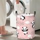 thumbnail image 5 of Fotbe Panda Cesto de Ropa con Asas, Cesto Impermeable de Gran Capacidad, Bolsa de Lavado para Dormitorio, Cesto de Ropa con Ruedas y Asas-Small, 5 of 6