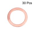 thumbnail image 2 of 30 Pcs 10.3mm x 14mm x 1mm Copper Flat Washer for Screw Bolt, 2 of 5