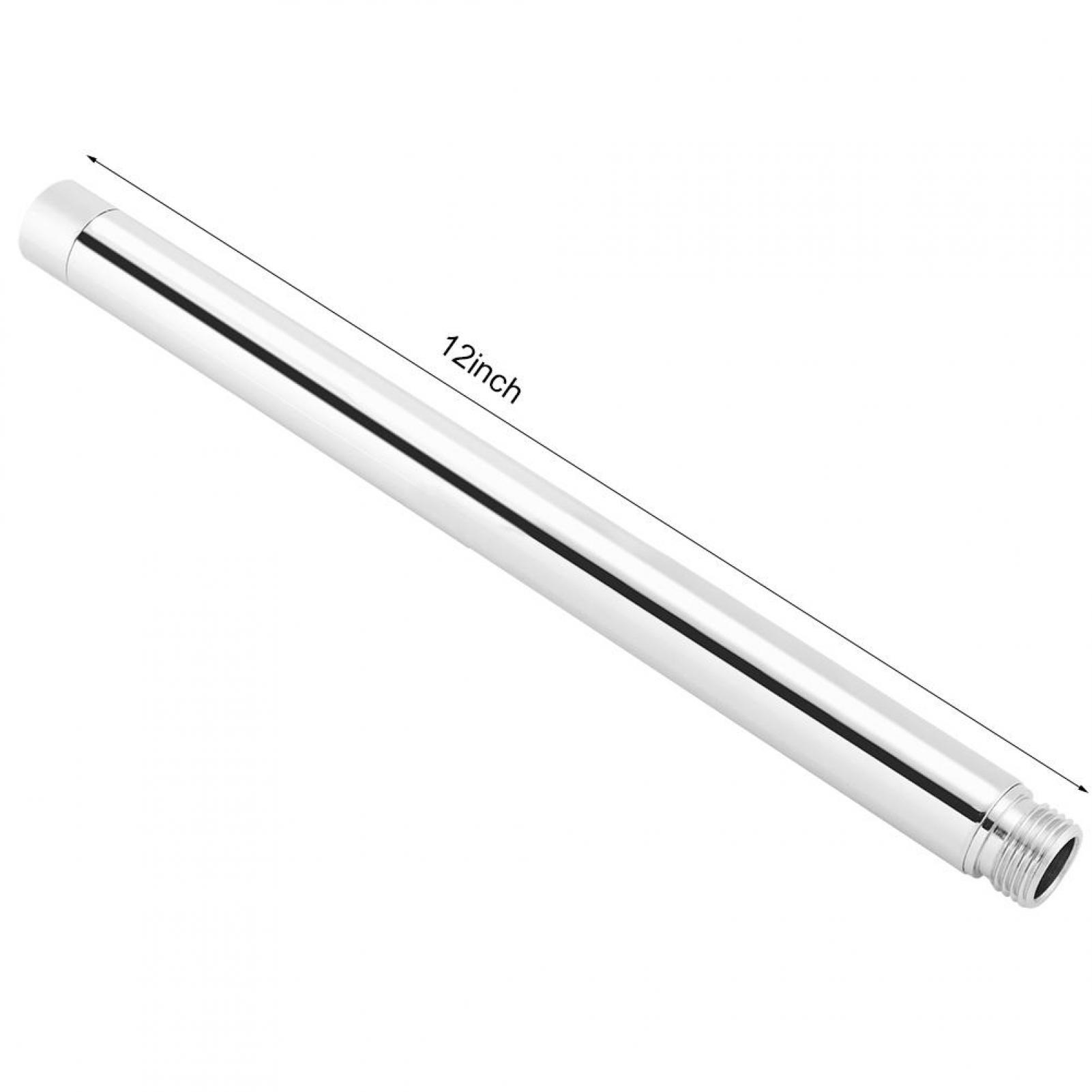 Fugacal Shower Head Extension Rod,Extension Shower Arm Stainless Steel Extender Tube Shower Head