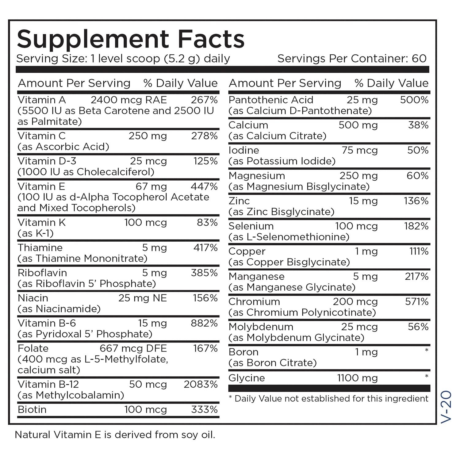 Metabolic Maintenance Vitamin Mineral Base Powder - Comprehensive Multivitamin Powder - Active Vitamins & Chelated Minerals - High Absorption Nutritional Support - 60 Servings - 11 oz