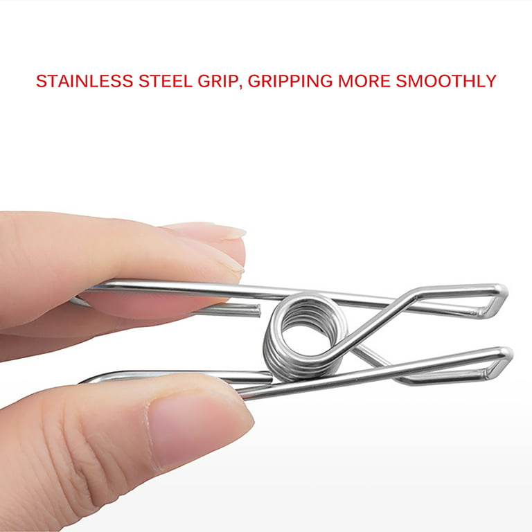 Clothes Pegs Blanket Stainless Steel Laundry Hanging Clothesline Clips For  Clothes Paper Send Files Snacks Seal NO399 From Linxi2015, $0.39