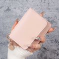 thumbnail image 2 of Daolelai New Style Card Holder Short Cute Small Ladies Coin Purse Simple Light Pu Leather Document Storage Bag Thin, 2 of 5
