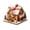 D8, variant on Mini Christmas Cabin Assembly Set for Winter Village - Add Charm to Your Holiday Decor & Enjoy Quiet Crafting Moments (D)