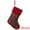 Red, variant on Unique Bargains Monogram Christmas Luxury Initial Knitted Stocking Red Green 6"H