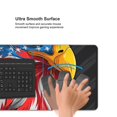 thumbnail image 5 of Hirioo Eagle Head With American Flag for Mouse Pad ,Anti-Slip Base, Durable Stitched Edges, Perfect for Gaming, Office, and Home Use,16x35.5in, 5 of 9
