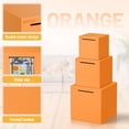 thumbnail image 6 of Hizgo Orange Stainless Steel Piggy Bank for Adult, Must Break to Open Money Saving Box (Orange 4.72 Inch), 6 of 7