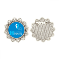 thumbnail image 1 of Broche de plata Hong Kong geografía coordenadas, 1 of 3