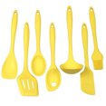 thumbnail image 1 of Juego de utensilios de cocina de silicona premium Chef Craft, 7 piezas, amarillo, 1 of 2
