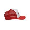 thumbnail image 4 of Top Headwear NASA Hat for Men - Snapback Trucker Baseball Cap, White/Red, 4 of 4