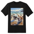 thumbnail image 2 of Plus Size Shirt for Women Black Tops for Women Short Sleeves Shirt for Women Puppy T Shirt Crewneck Shirt for Women XL, 2 of 5
