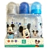 BABY BOTTLE SET 3 - BOYS 253 - MICKEY MOUSE CIRCLE - DISNEY - 9 oz BPA FREE
