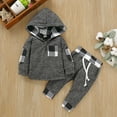 thumbnail image 2 of 6T Girls Clothes Winter Toddler Boy Linen Outfit Baby Boy Fall Winter Clothes Set Button-Down Shirt Tops Cotton Linen Pants 2PCS, 2 of 5