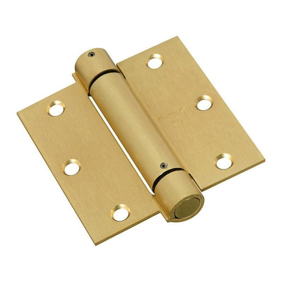 National Hardware N184-556 V520 Spring Hinge in Brass