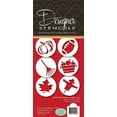 thumbnail image 2 of Fall AutumnSeason Cupcake/Cookie Top Stencil Set C1036 by Designer Stencils, 2 of 4