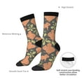 thumbnail image 4 of Cauagu Squirrel And Nuts Print Crew Socks for Women and Men,Adult Athletic Running Socks 1-Pair Sports Socks Work Gear Socks with Moisture Wicking, 4 of 6
