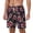 White, variant on Ladybug pattern Mens Swim Trunks with Compression Liner Stretch Beach Shorts Quick Dry with Zipper Pockets No-Chafing Board Shorts-Small