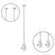 thumbnail image 4 of Cucharas de Bar de acero inoxidable, cuchara mezcladora profesional para cócteles, herramienta de barra, lágrima de estilo japonés, 4 of 6