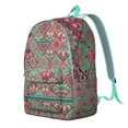 thumbnail image 2 of Artistic Bohemian Backpack for Women & Men, Lightweight Boho Style Bookbag with Multiple Pockets, School Backpack for University Students, Commute, Travel, Wonderful Gift Idea, 2 of 5