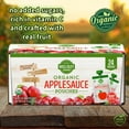 thumbnail image 4 of Wellsley Farms Organic Applesauce KEF16 Pouches, 24-Pack (3.2 oz Each) 100% Real Fruit, No Sugar Added, Gluten-Free, Kosher, No Artificial Colors or Flavors - Healthy On-the-Go Snack., 4 of 5