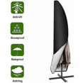 thumbnail image 1 of 2025 Parasol cover, 265 cm garden parasol cover / Oxford parasol cover, waterproof, black A, 1 of 5
