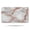 White and Copper Marble Pattern, variant on White and Copper Marble Pattern Non Slip Microfiber Bathroom Rugs, Soft Rubber Backing Bath Mats for Bathroom Floor Tub and Shower,17"x27"