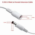 thumbnail image 2 of QUEST- 33Ft 10M Dc Power Extension Cable 5.5X2.1Mm Male Female Cord For Security Camera, 2 of 6