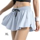 thumbnail image 4 of Jumpingount Pantalones cortos deportivos de cintura alta para niñas, entrenamiento atlético, pantalones cortos de Yoga, entrenamiento, gimnasio, Ropa, zapatos y accesorios Miscelánea Azul XL, 4 of 5