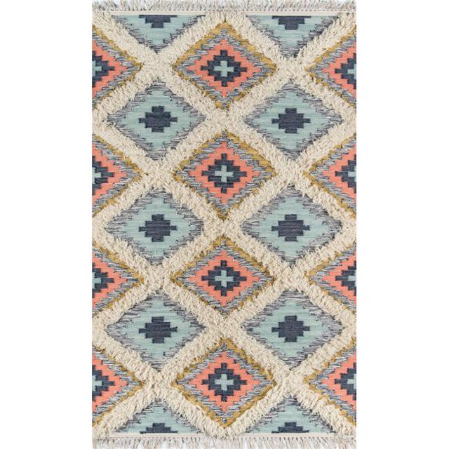 Novogratz INDIOIND-2MTI3050 3 x 5 ft. Indio-2 Hand Loomed Rectangle Area Rug - Multi Color