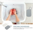 thumbnail image 2 of ORDDIART 6Pcs Household Wash Board Small Portable White Washing Board Perfect for Socks Underwear, 2 of 8