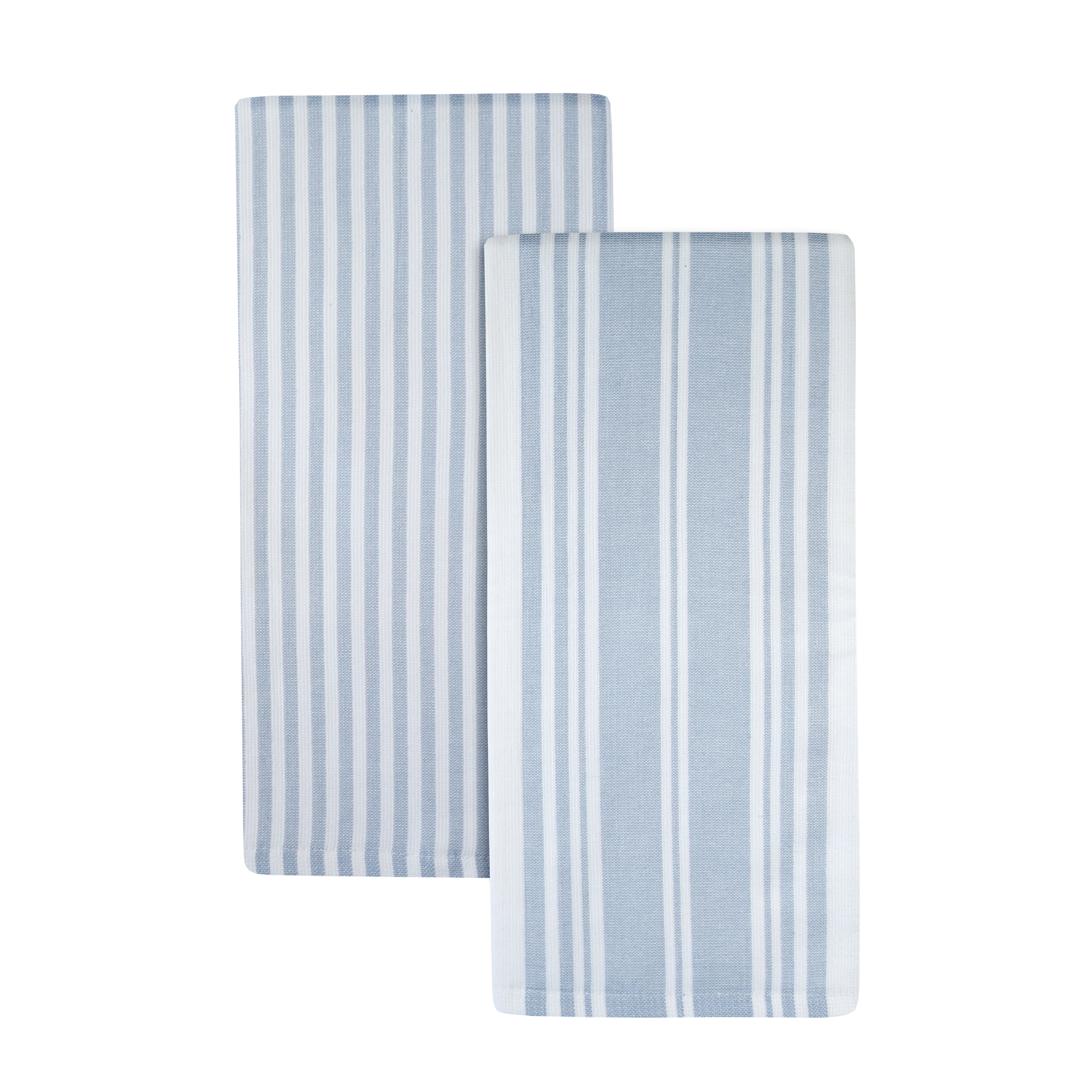 (3 pack) Better Homes & Gardens 2 Piece Culinary Kitchen Towel, Blue Linen