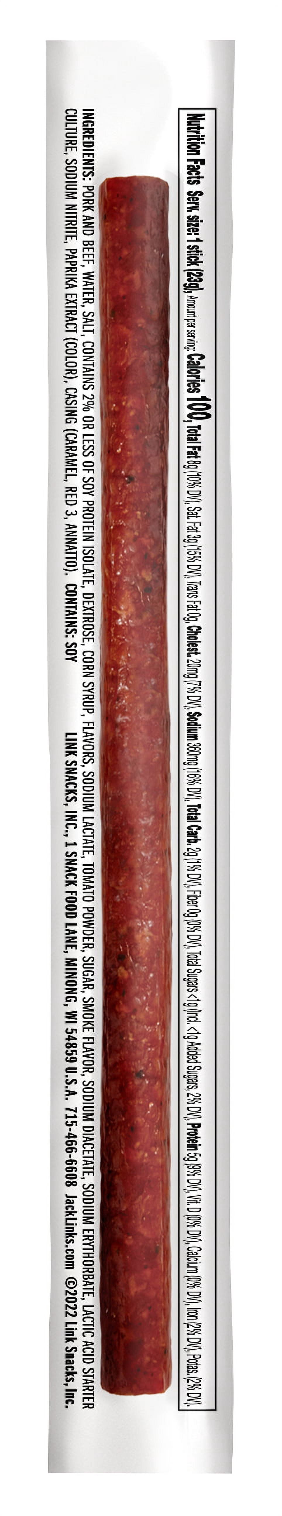 Jack Link's Meat Snack Stick, Protein Snack, Original, .8oz