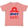 thumbnail image 3 of Inktastic Ahoy Matey, Pirate Hat, Skull and Bones, Pirates Boys or Girls Toddler T-Shirt, 3 of 5