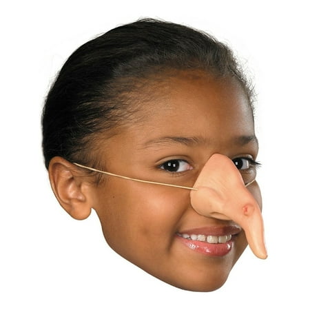 Child Rubber Costume Accessory Long Witch Wart Nose Elastic Band Mask