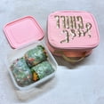 thumbnail image 3 of Just Chill Pink Combo Lunch Set | Sequin Embellished Lunch Bag and 6.25" Square Food Container, 3 of 11