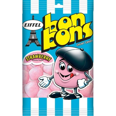 Eiffel Foreign Bon Bons Strawberry Chewy Candy Case 4oz (PACK OF (Best Foreign Candy On Amazon)
